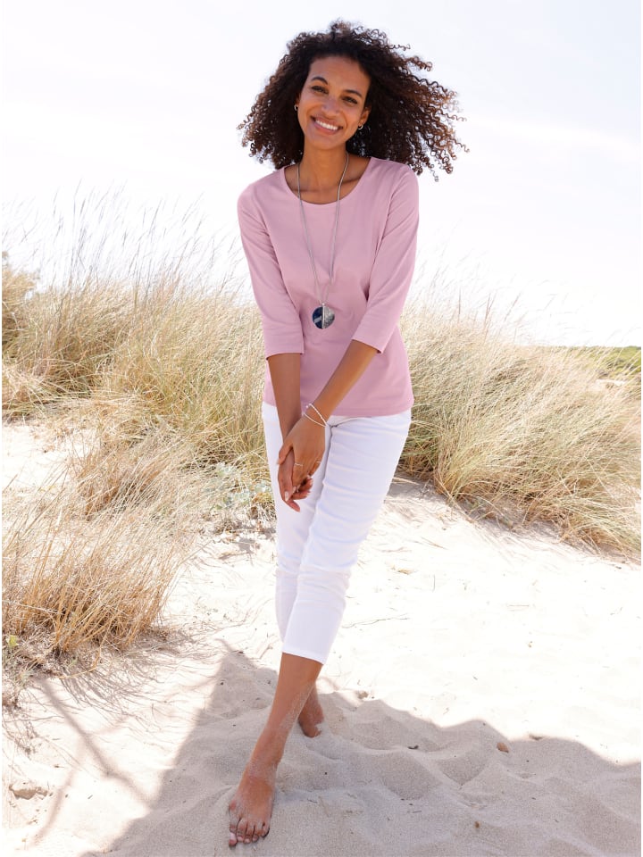 

Рубашка с рукавами 3/4 в розово-бежевом цвете WITT WEIDEN