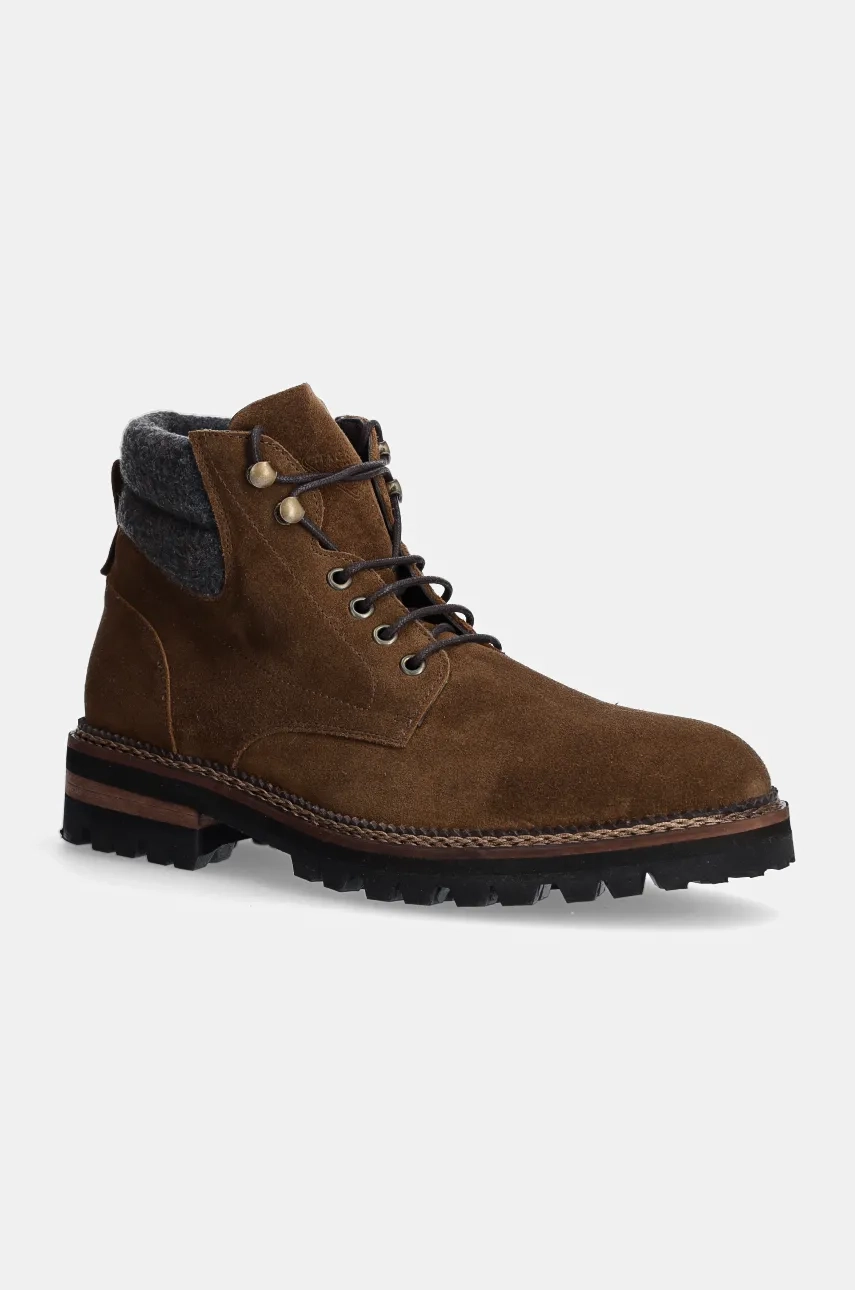 

Трекинговые ботинки из замши RANGE TRACK Hackett London, коричневый