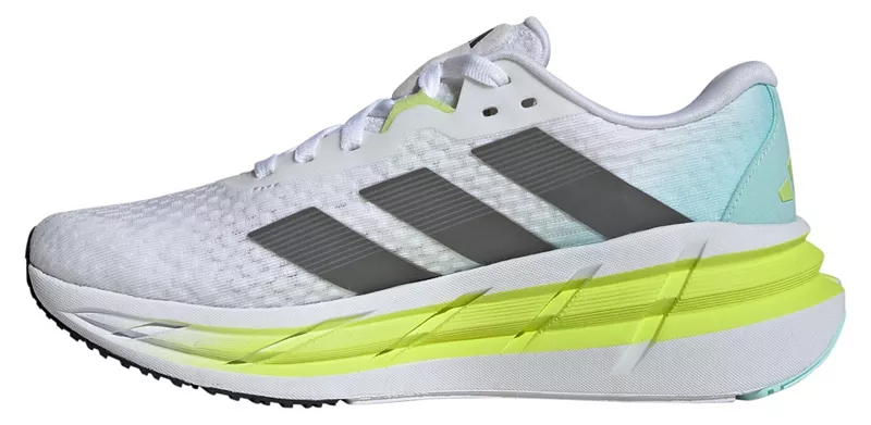 Женские кроссовки Adidas Adistar 3, цвет White/Black/Lime — фото 4