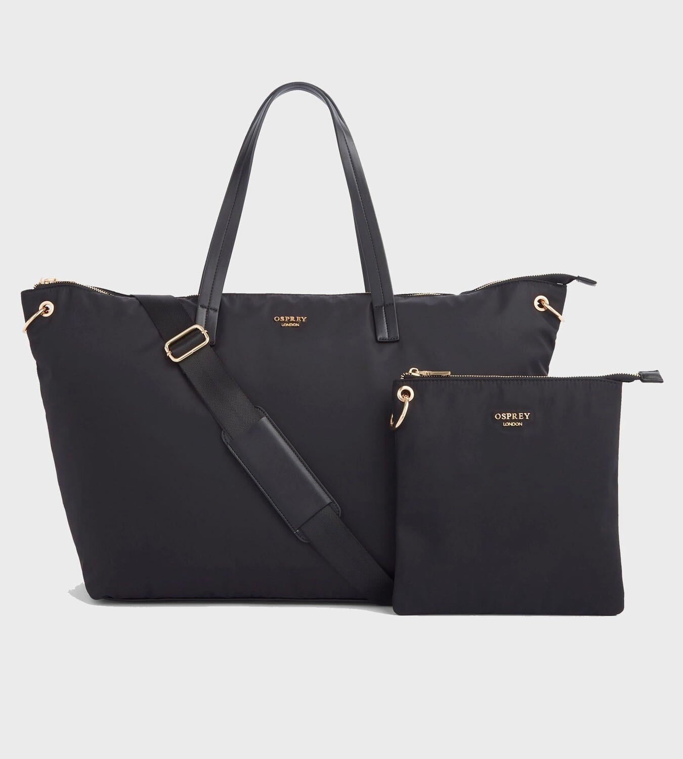 

Нейлоновая сумка Wanderer Weekender с сумочкой OSPREY LONDON, черный