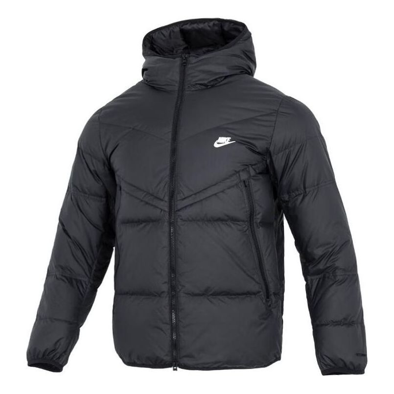 

Куртка Nike Hooded Puffer Jacket Asia Sizing 'Black', черный