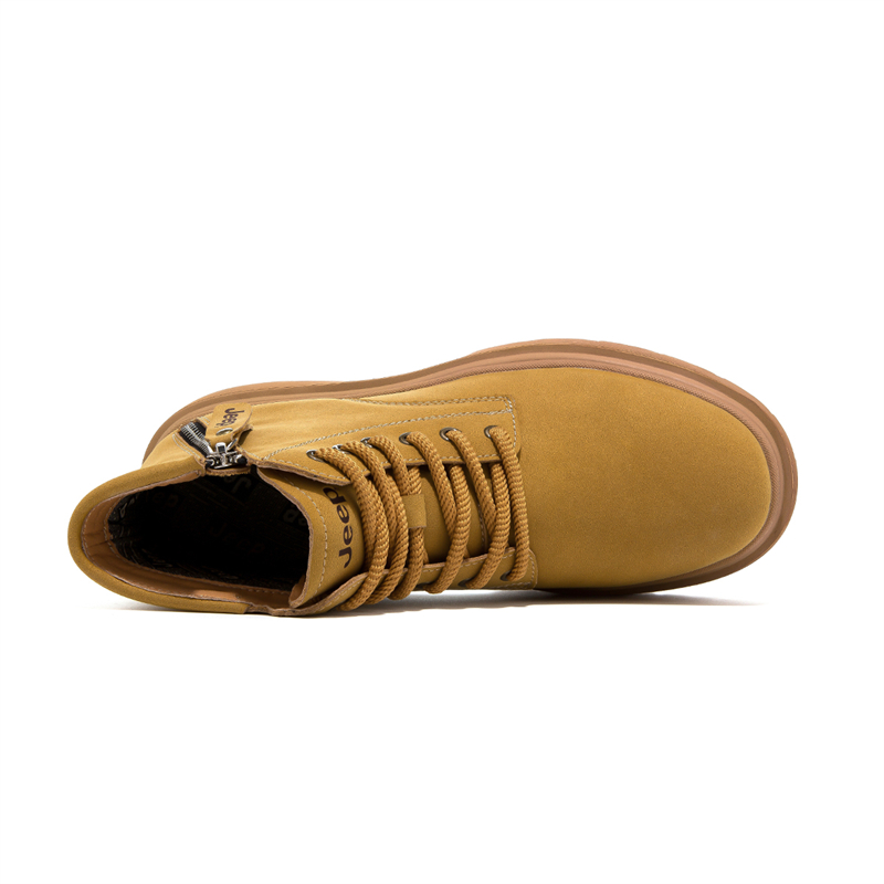Мужские берцы до щиколотки Martin Boot Earth Yellow Jeep, с подкладкой из флиса Earth Yellow — фото 3