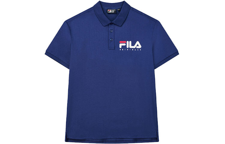 

Рубашка поло мужская Glow Purple Blue Fila, цвет Glow purple blue
