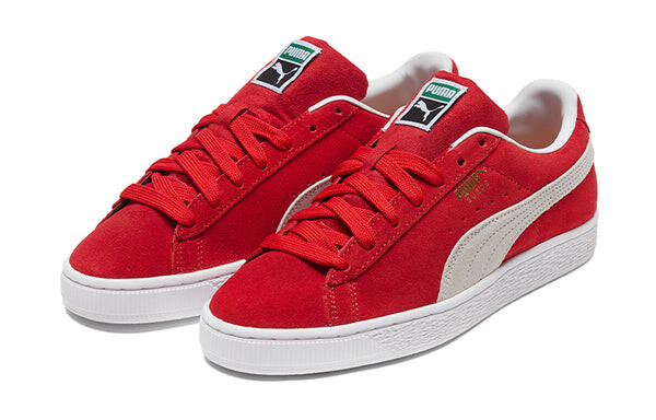 Кроссовки suede classic 21 'high risk red' Puma, красный — фото 3