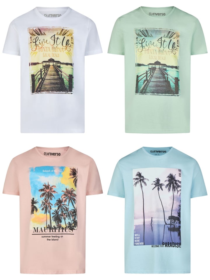 

Набор из 4 разноцветных футболок RIVLukas