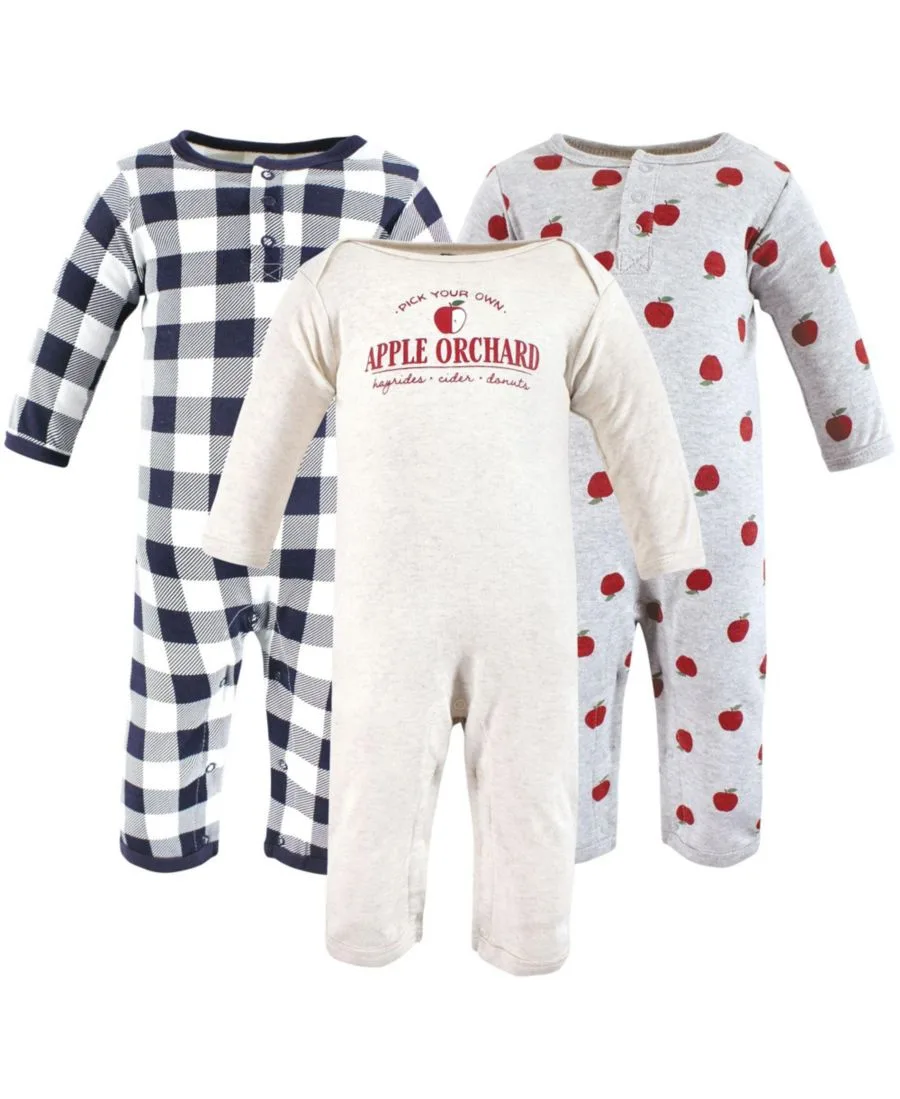 Коллекция из трех предметов: боди Hudson Baby, Apple Orchard