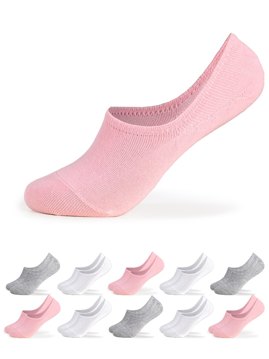 

Носки до щиколотки Occulto Susi, цвет mottled grey/Rose/White