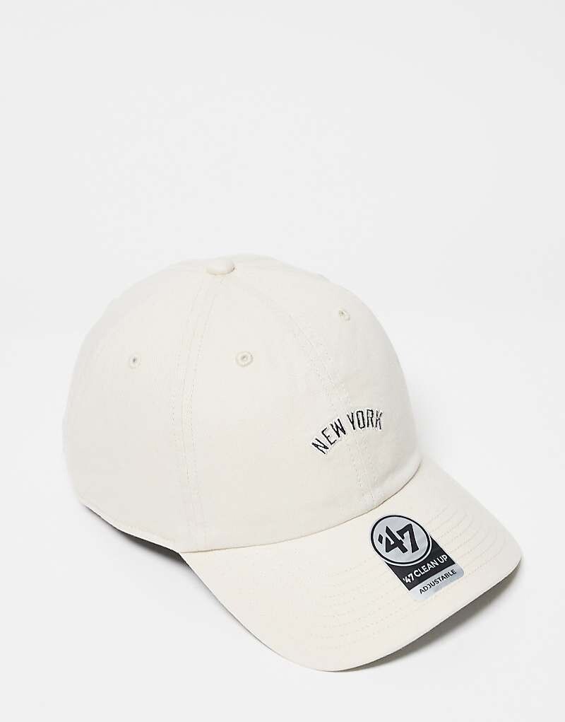 

Кремово-белая кепка 47 Brand NY Yankees с надписью