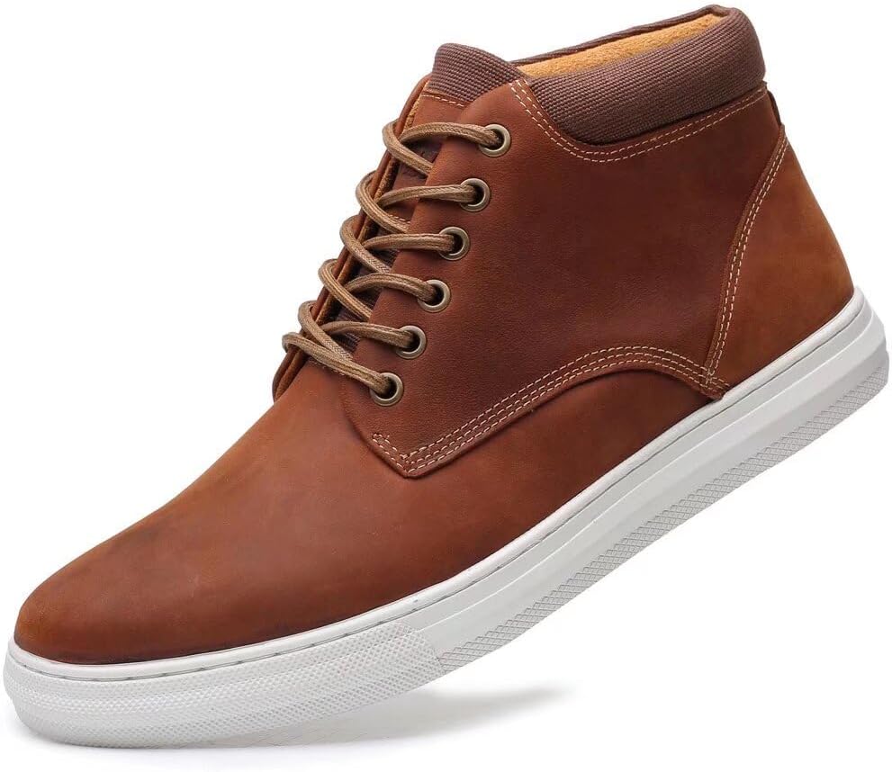 

Кроссовки Arkbird, повседневные, кожаные ботинки Чака на шнуровке для мужчин, 98-tan