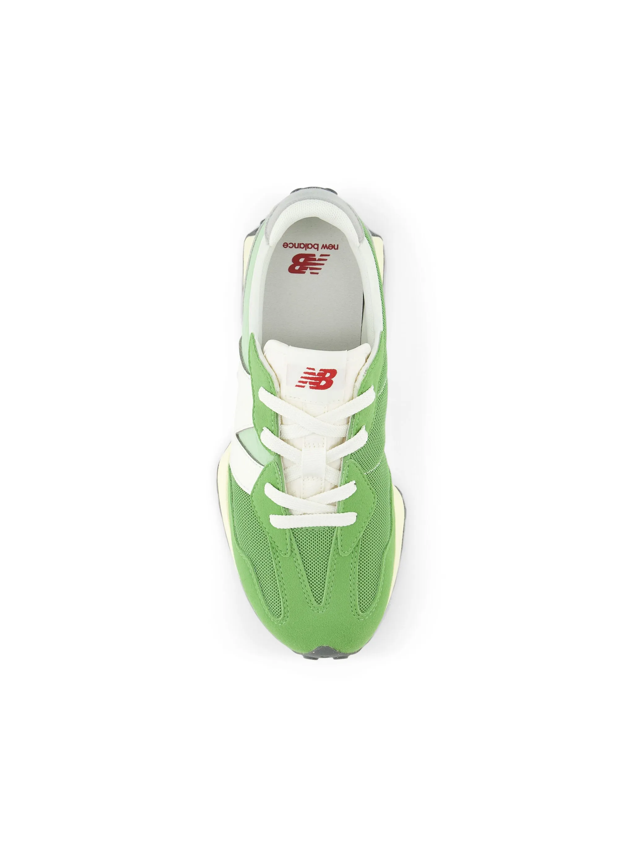 Кроссовки 327 со вставками New Balance Kids, зеленый — фото 3