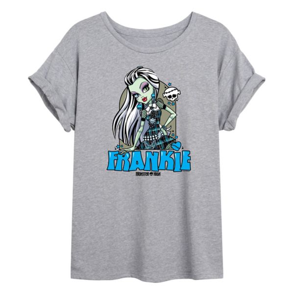 

Футболка оверсайз Monster High Alumni Frankie Stein для подростков Licensed Character, серый