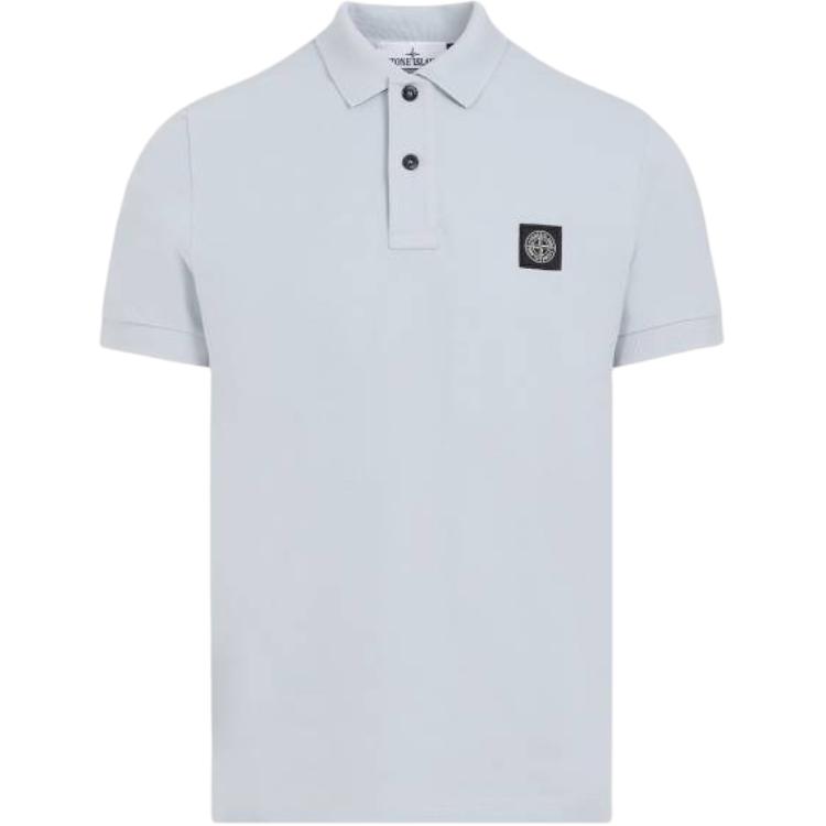 

Поло с коротким рукавом и нашивкой с логотипом STONE ISLAND, синий