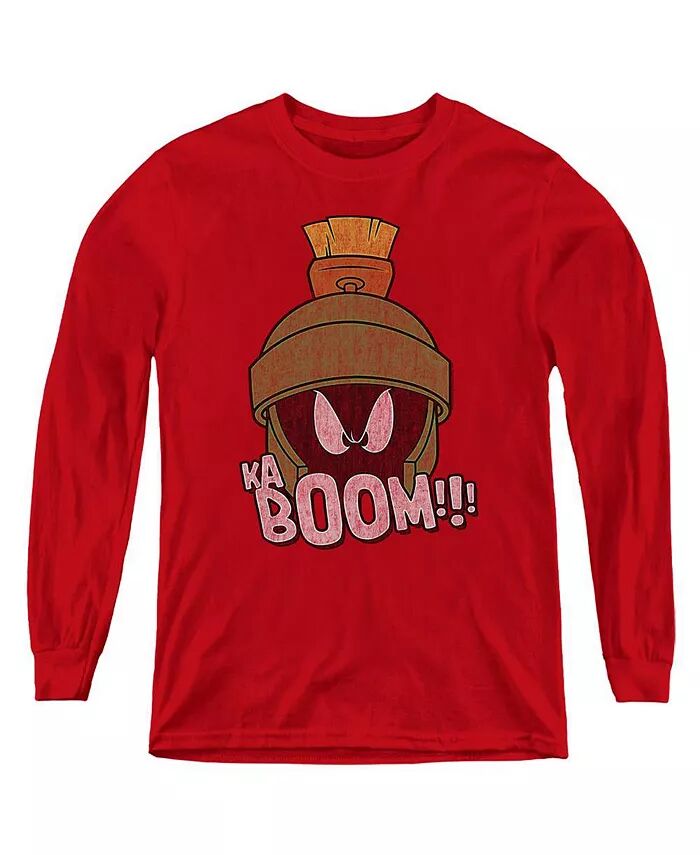 

Толстовка Kaboom для мальчиков с длинным рукавом Looney Tunes, красный