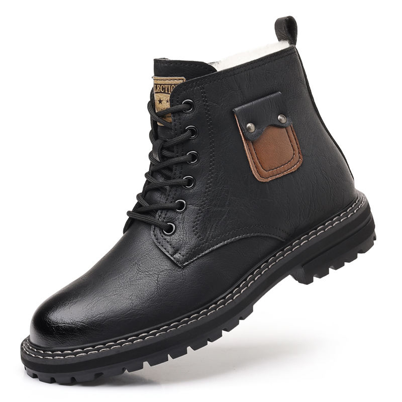 

M.M Party Черные короткие ботинки мартин, цвет Black