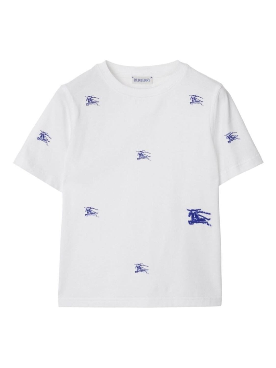 

Burberry Kids футболка EKD из хлопка с круглым вырезом, белый