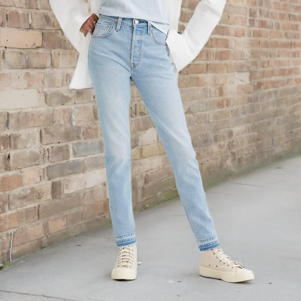 Levi's Женские джинсы 501 Skinny, Shine Up — фото 4