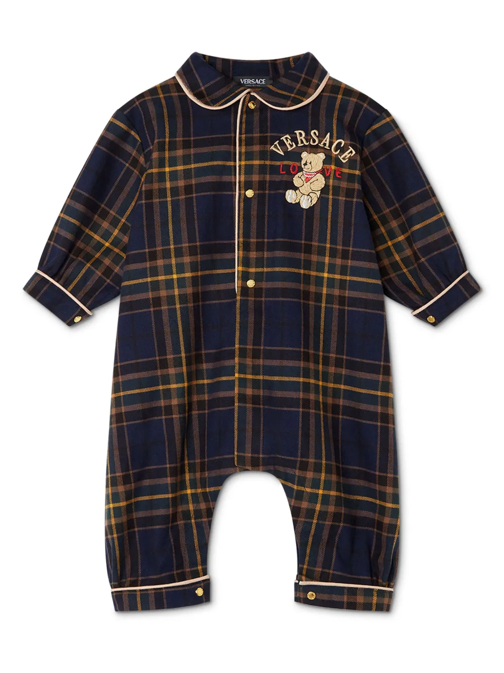 

Пижама Tartan Love Teddy Versace Kids, синий