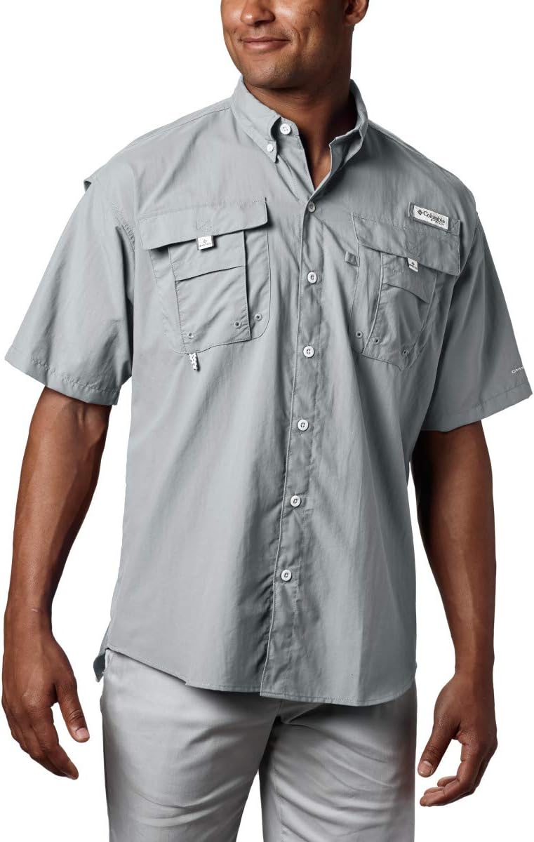 

Рубашка с коротким рукавом Columbia mens Bahama II, Cool Grey