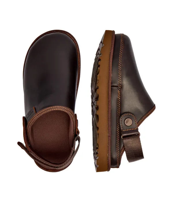 Кожаные сандалии-мюли 2в1 с сабо Goldenstar lthr regen Ugg, коричневый — фото 4