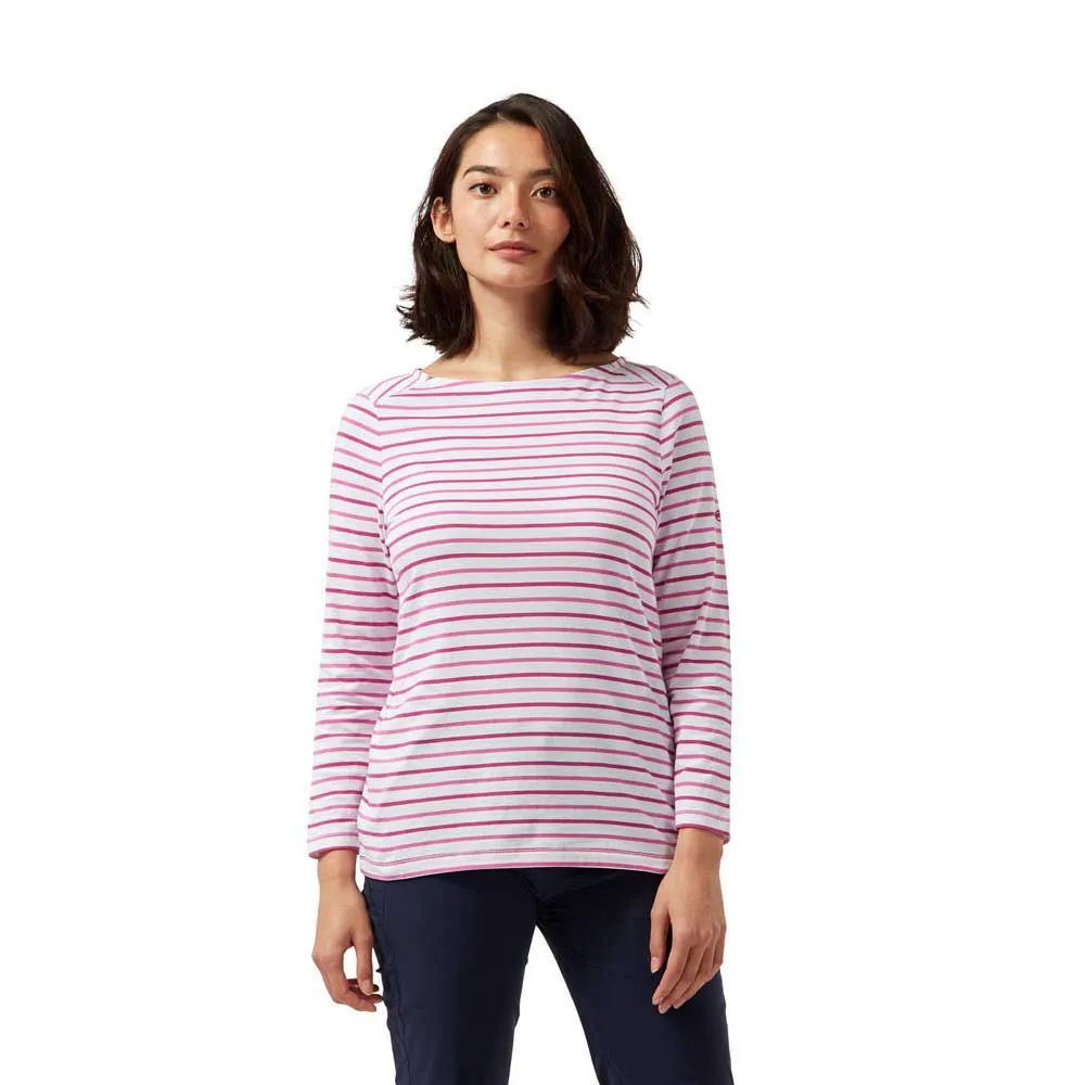 

Футболка Craghoppers Blanca 3/4 sleeve, розовый