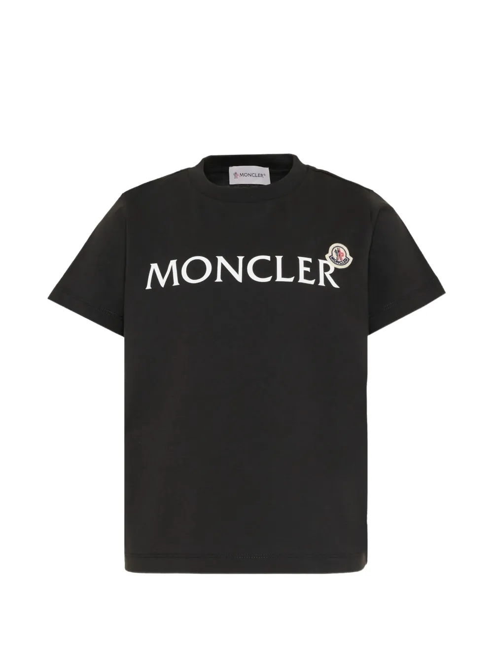 

Футболка с логотипом Moncler Enfant, черный