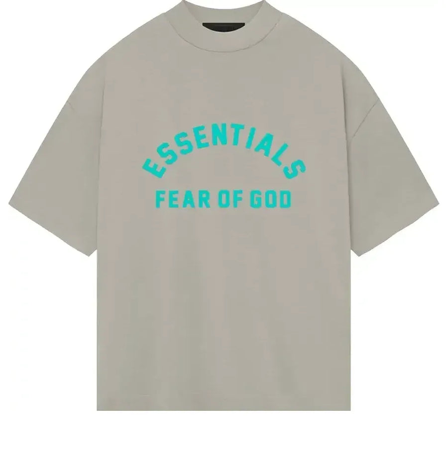 

Футболка Fear of God Essentials SS24 Heavy Jersey Crewneck T-Shirt 'Seal', серый