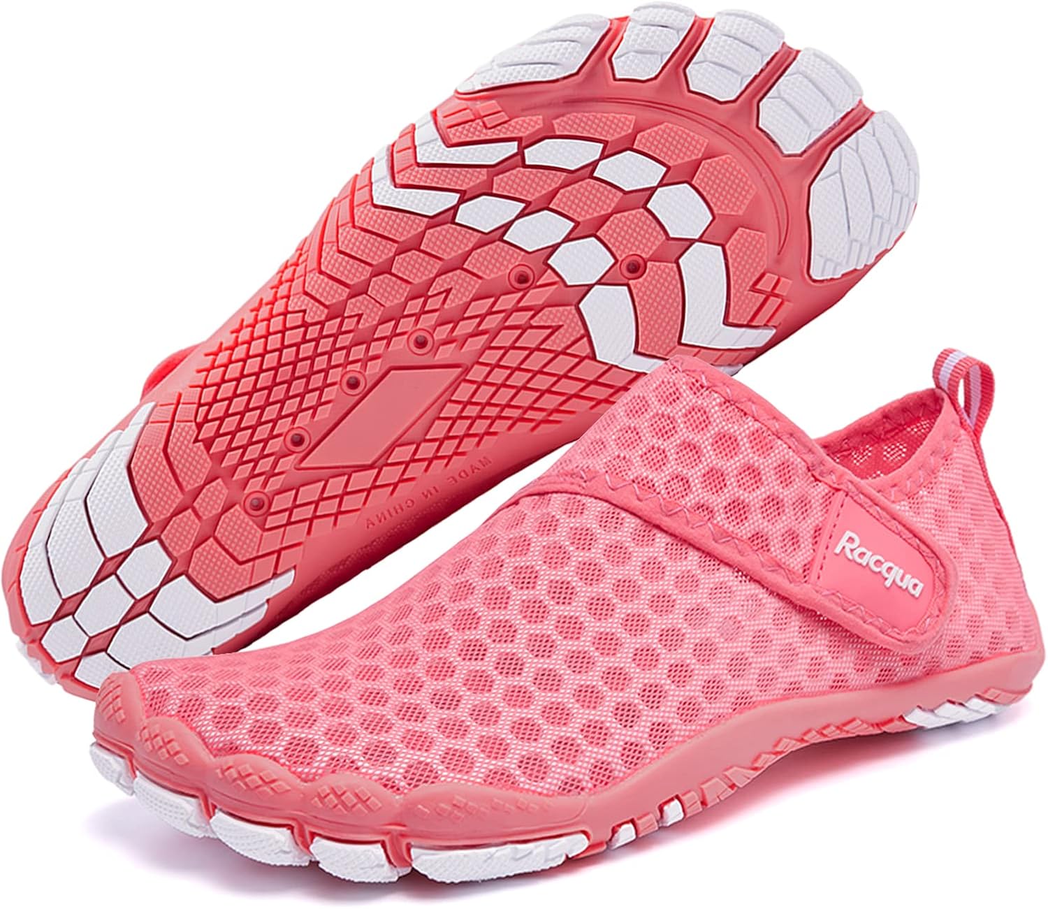 

Мужские и женские водные слипоны Racqua, быстро сохнущие босоножки, легкие аква туфли для пляжа, плавания, бассейна, походов и спорта, красный