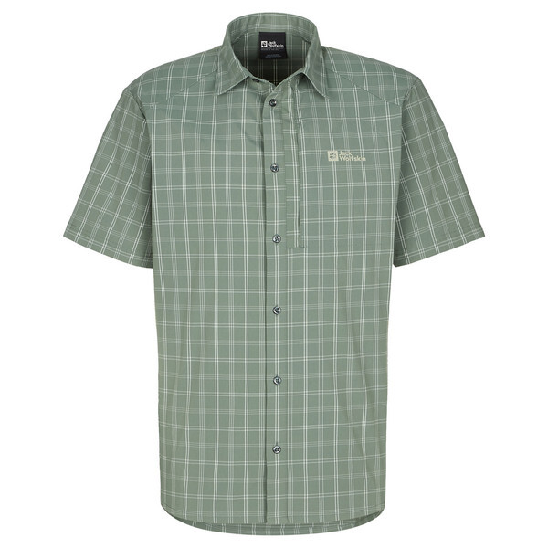 

Рубашка Jack Wolfskin, цвет Hedge Green Checks