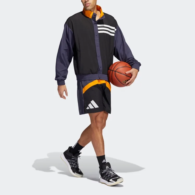 Adidas Повседневные шорты мужские темно-серые темно-синие — фото 3