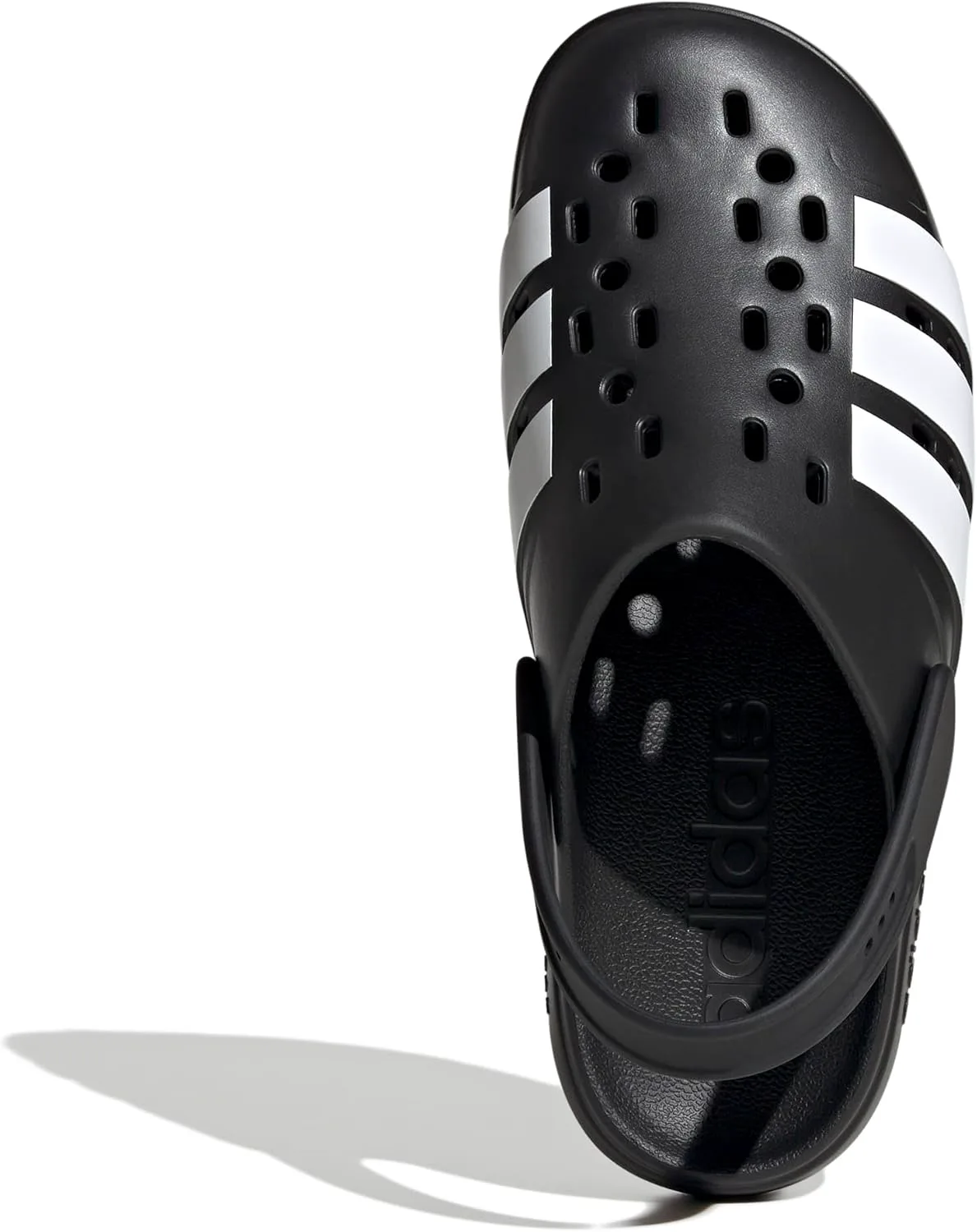 Унисекс сабо Adidas Adilette 2.0, черно-белый — фото 2