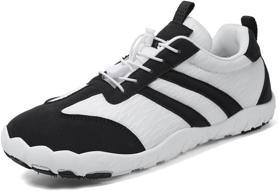 

Походные кроссовки для мужчин и женщин, босоножки для ходьбы с подкладкой, обувь для активного отдыха и спорта, дышащие, противоскользящие Biuhfn, белый/черный