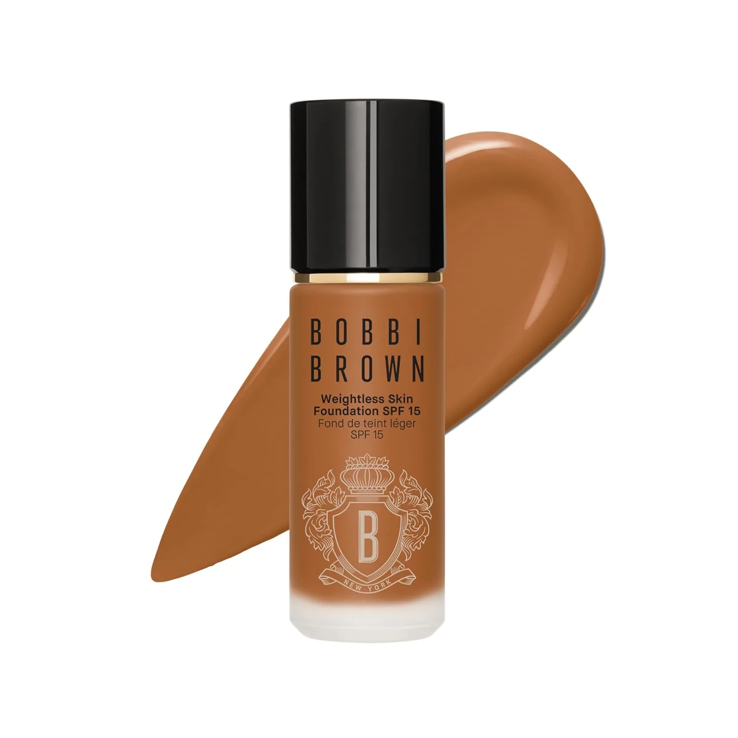 Тональный крем Bobbi Brown Weightless Skin Foundation SPF 15 | Контролирует жирность кожи, увлажняет в течение 24 часов, среднее покрытие | Естественный матовый финиш, 30 мл, 41 Golden Almond (Dark brown with golden undertones for dark skin)