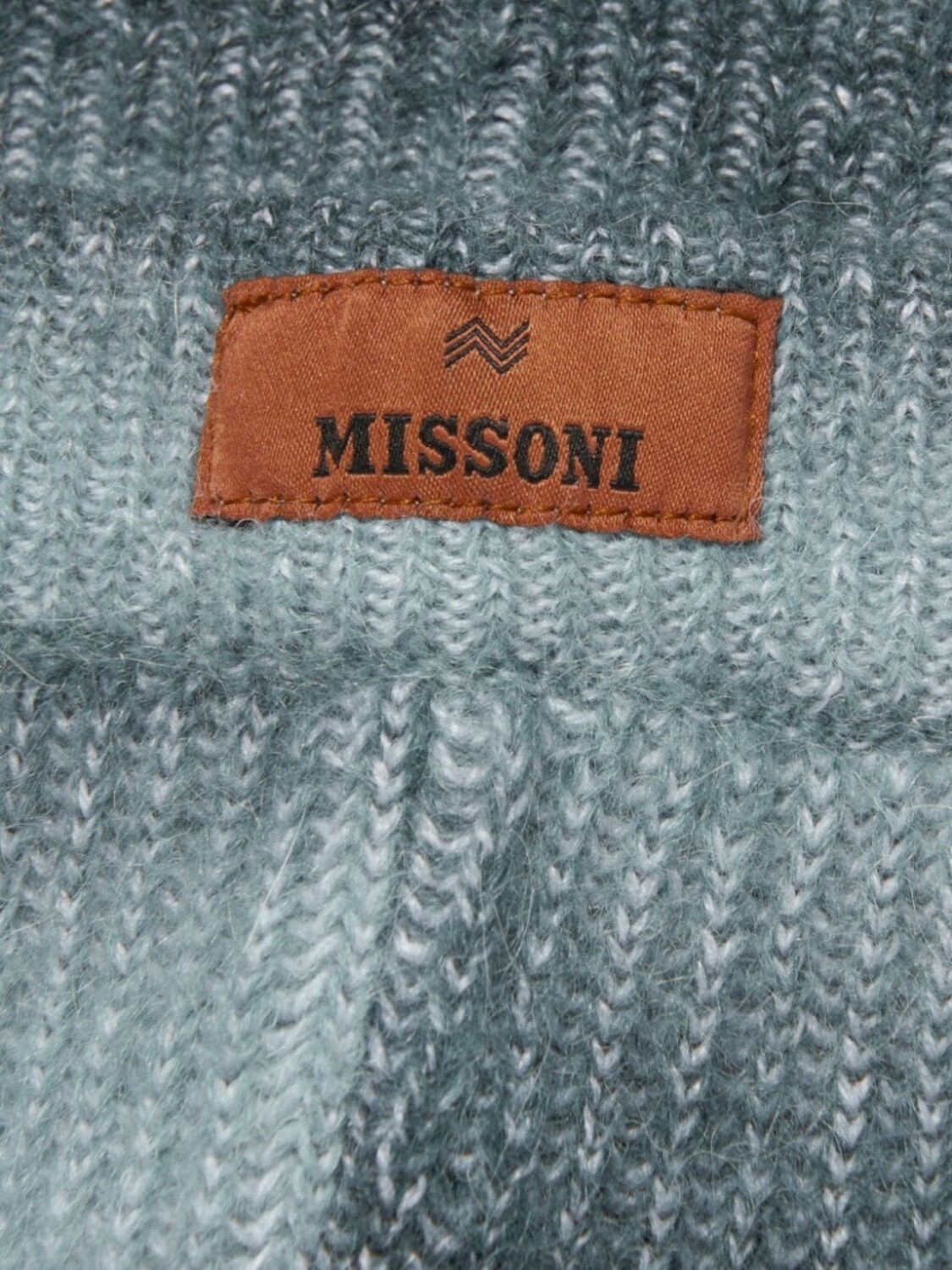 Missoni Kids полосатые брюки с эффектом омбре, серый — фото 4