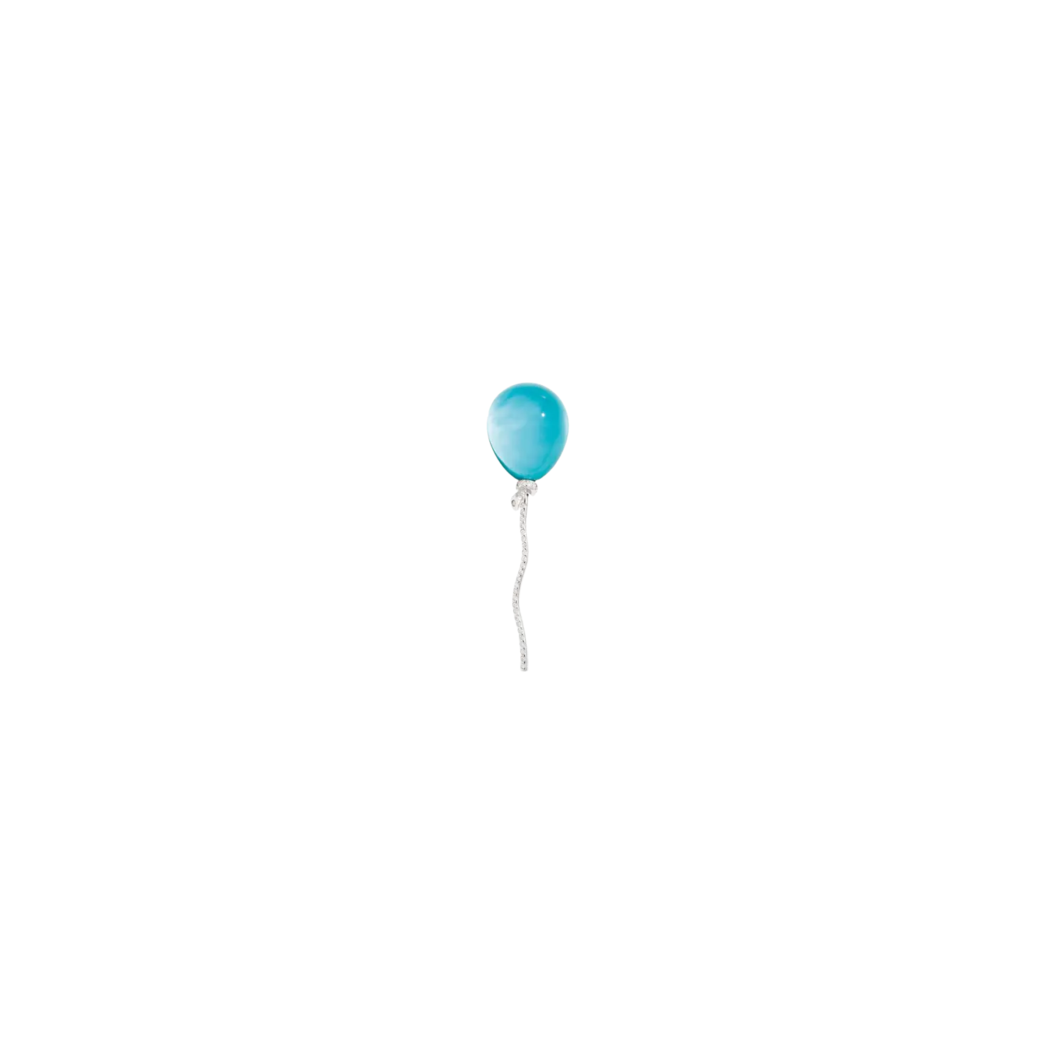 

Серьга Vhernier из белого золота, бриллиантов, бирюзы и горного хрусталя