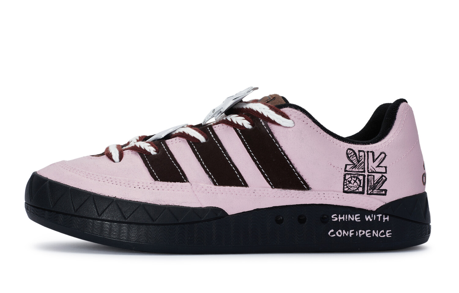 

Adidas originals Обувь для скейтбординга Adimatic унисекс, Mesa/Tactile Rose/Cloud White