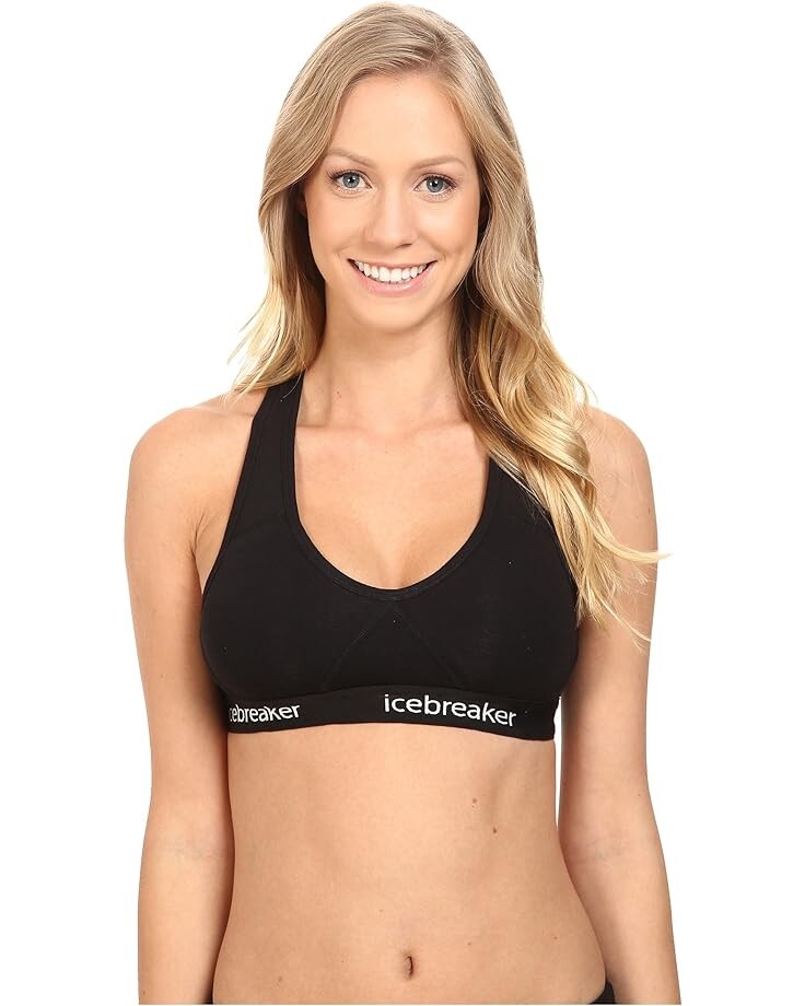 

Бюстгальтер Icebreaker Sprite Merino Racerback, цвет Black/Black