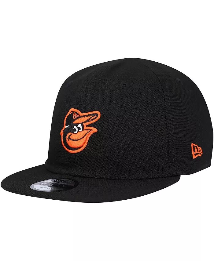 

Младенцы мальчики и девочки Black Baltimore Orioles Моя первая регулируемая шапка 9FIFTY New Era