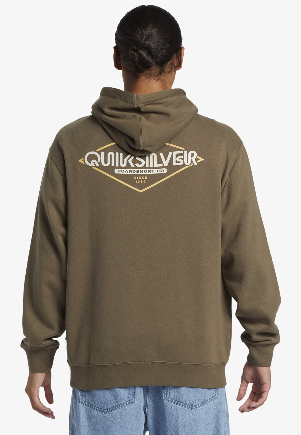 

Толстовка с капюшоном SIGN Quiksilver, коричневый