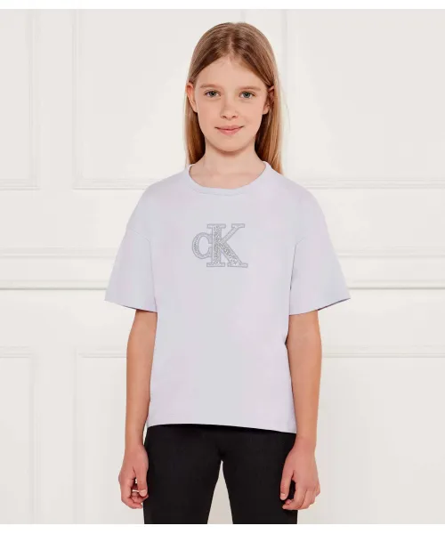 

Футболка Regular fit Calvin Klein Jeans, фиолетовый