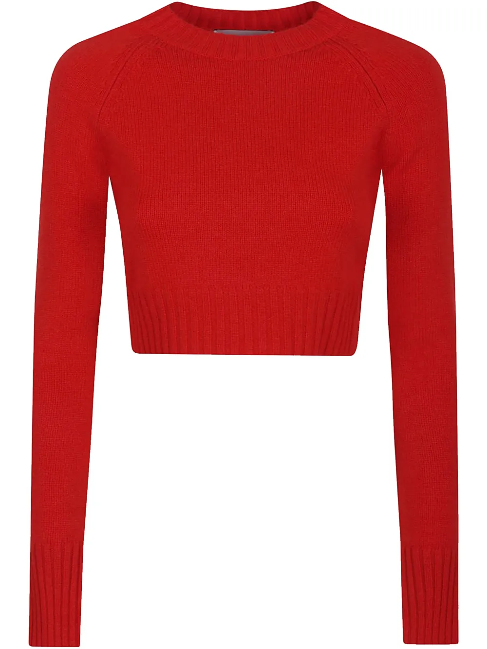 

Укороченный топ в рубчик SPORTMAX, красный