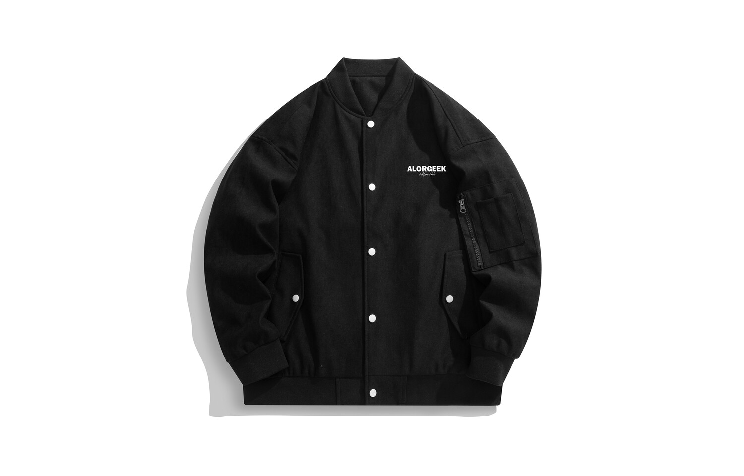 

Бейсбольная куртка унисекс ALORGEEK, Бургундия