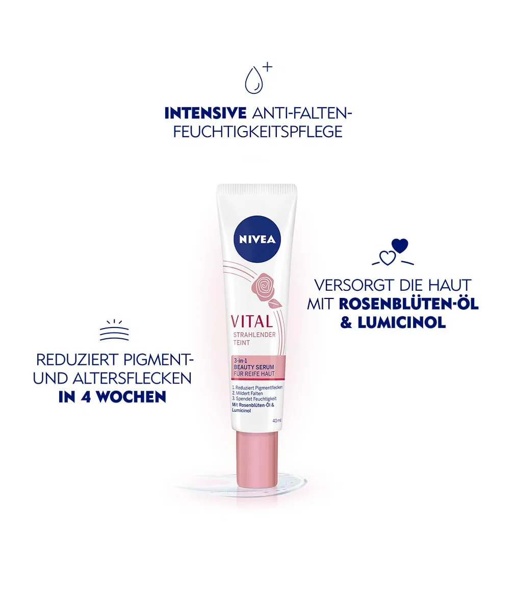 Сыворотка Nivea — Для лица Vital Strahlender Teint -в-1 от, 40 мл — фото 2