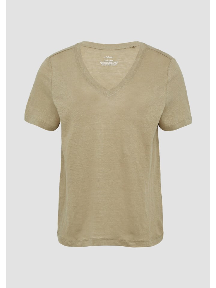 

Футболка 8363_светло-коричневая s.Oliver, Коричневый, Футболка 8363_светло-коричневая s.Oliver