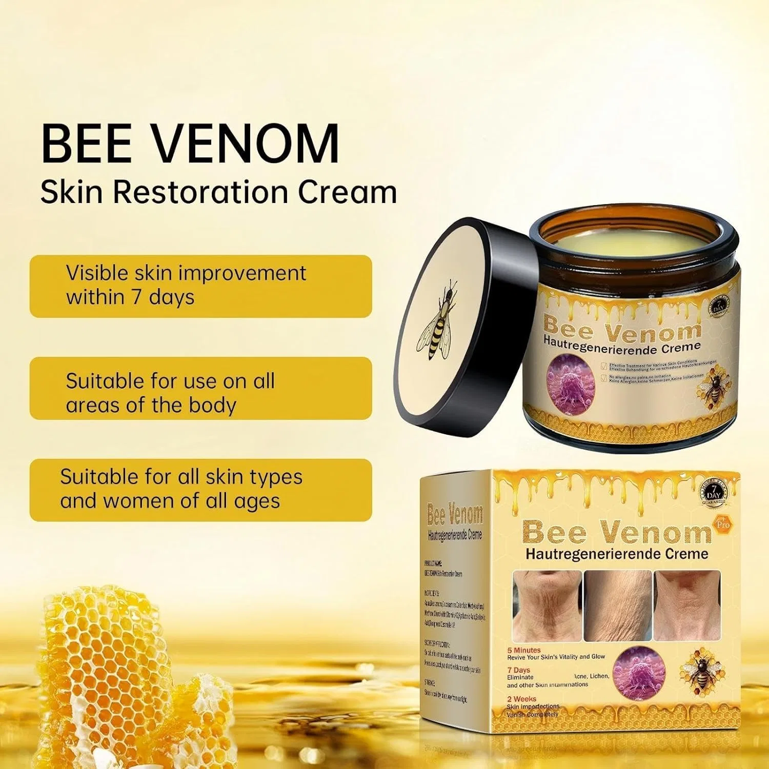Комплексный крем с пчелиным ядом Bee Venom Pro, 50 г Yxtecd — фото 3