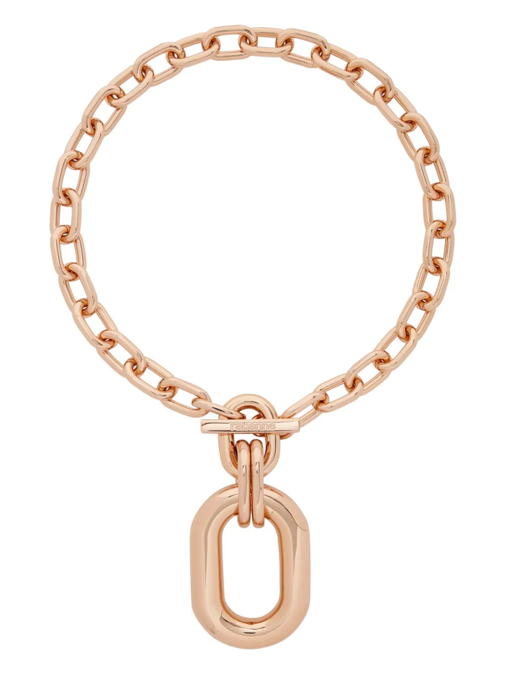 

Колье XL Link Rabanne, розовый