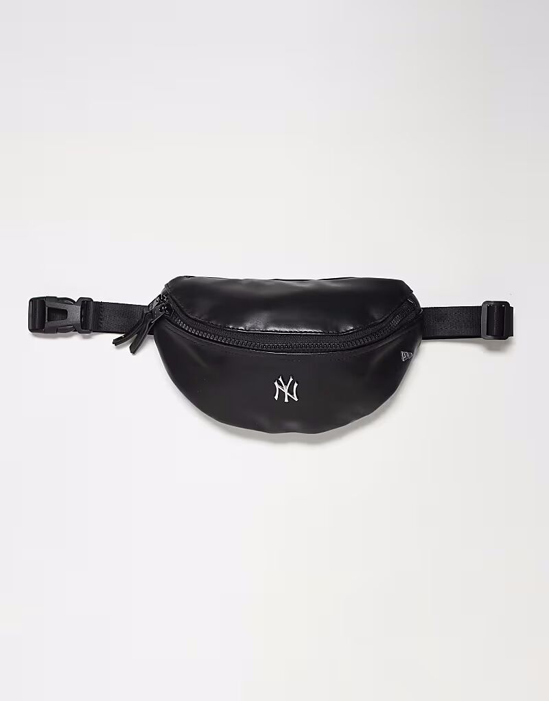 

Сумка-пояс New Era NY Yankees из искусственной кожи с логотипом, черного цвета