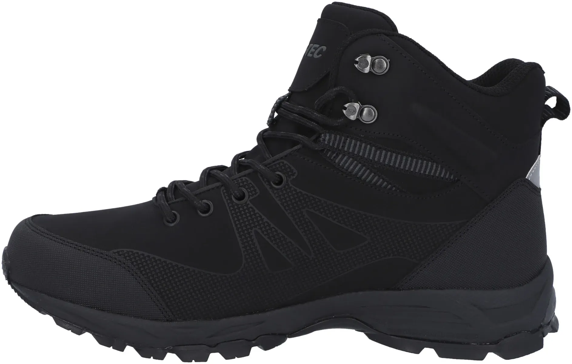 Hi-Tec походная обувь "JACKDAW MID WP", водонепроницаемая, цвет Black/Carbon Grey — фото 3