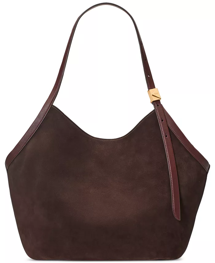 

Сумка-тоут Deco Extra Large Suede Tulip kate spade new york, коричневый
