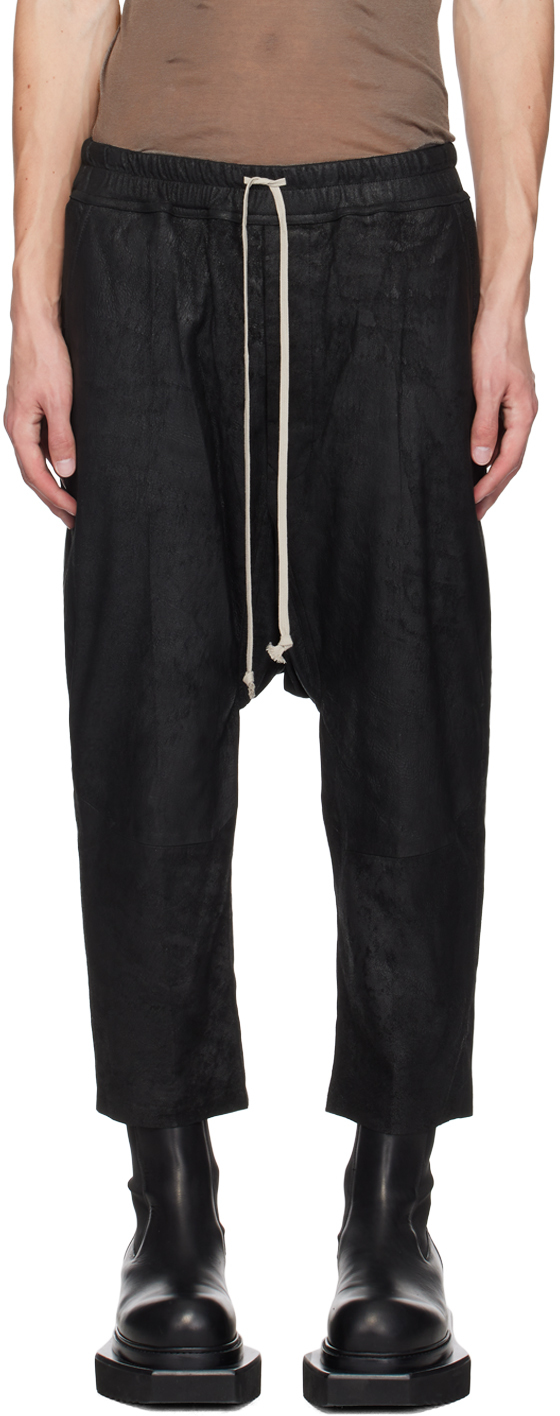 

Кожаные брюки с завязками Rick Owens