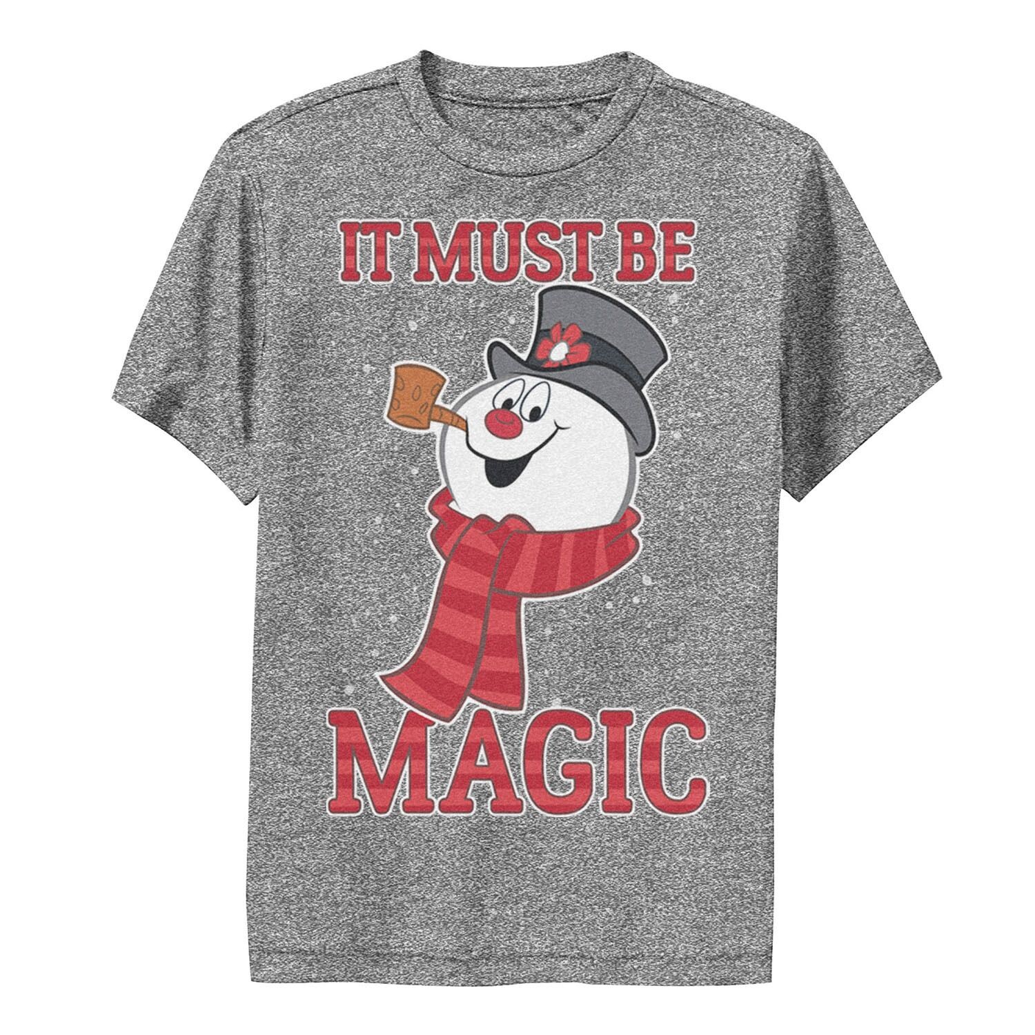 

Футболка Frosty The Snowman It Must Be Magic для мальчиков 8–20 лет с рисунком Licensed Character